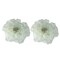 Allstate Jeweled Rose Artificial Floating Flowers - 5" - White - Set of 2